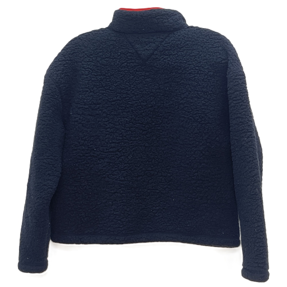 Tommy Jeans Blue Sherpa Pullover With Pocket - Picture 4 of 7